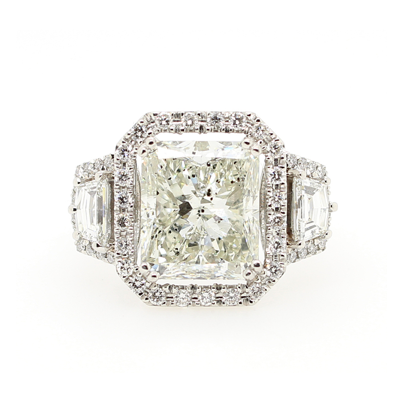 Platinum EGL Certified Diamond Ring